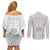 personalised-samoa-white-sunday-couples-matching-off-shoulder-short-dress-and-long-sleeve-button-shirts-manuia-le-aso-sa-o-tamaiti-polynesian-plumeria