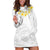 Personalised Samoa White Sunday Hoodie Dress Lotu Tamaiti 2023 With Coat Of Arms LT14 White - Polynesian Pride