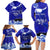 Personalised American Samoa Fautasi Race Family Matching Long Sleeve Bodycon Dress and Hawaiian Shirt Eagle With Polynesian Pattern LT14 - Polynesian Pride