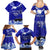 Personalised American Samoa Fautasi Race Family Matching Summer Maxi Dress and Hawaiian Shirt Eagle With Polynesian Pattern LT14 - Polynesian Pride