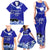 Personalised American Samoa Fautasi Race Family Matching Tank Maxi Dress and Hawaiian Shirt Eagle With Polynesian Pattern LT14 - Polynesian Pride