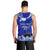 Personalised American Samoa Fautasi Race Men Tank Top Eagle With Polynesian Pattern LT14 - Polynesian Pride