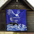 Personalised American Samoa Fautasi Race Quilt Eagle With Polynesian Pattern LT14 - Polynesian Pride