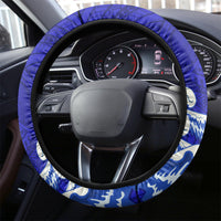 American Samoa Fautasi Race Steering Wheel Cover Eagle With Polynesian Pattern LT14 - Polynesian Pride