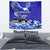 Personalised American Samoa Fautasi Race Tapestry Eagle With Polynesian Pattern LT14 - Polynesian Pride