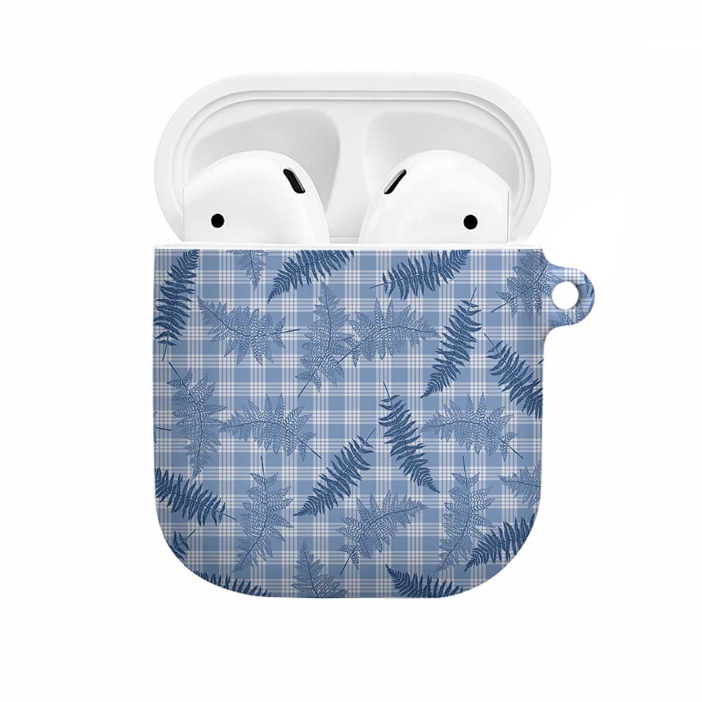Blue Palaka Hawaii Palapalai AirPods Case Hawaiian Fern LT14 Blue - Polynesian Pride
