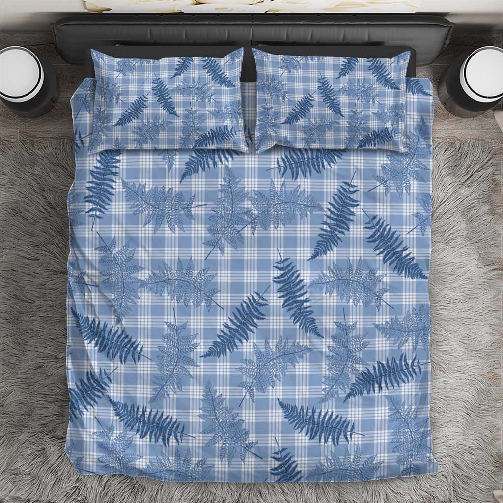 Blue Palaka Hawaii Palapalai Bedding Set Hawaiian Fern LT14 Blue - Polynesian Pride