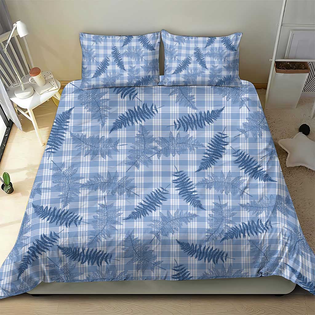 Blue Palaka Hawaii Palapalai Bedding Set Hawaiian Fern LT14 - Polynesian Pride