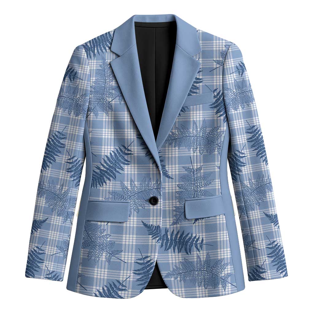Blue Palaka Hawaii Palapalai Blazer Hawaiian Fern LT14 Unisex Blue - Polynesian Pride