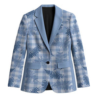 Blue Palaka Hawaii Palapalai Blazer Hawaiian Fern LT14 Unisex Blue - Polynesian Pride