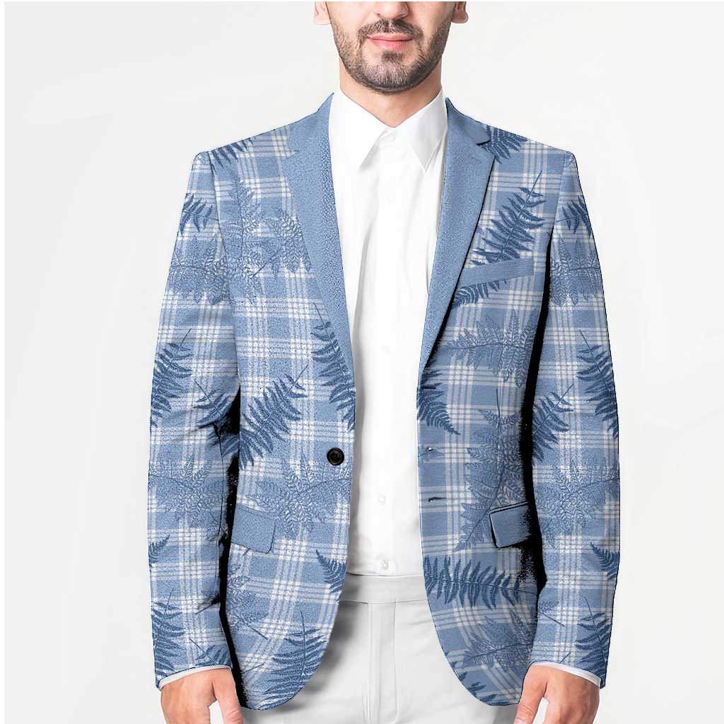 Blue Palaka Hawaii Palapalai Blazer Hawaiian Fern LT14 - Polynesian Pride