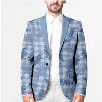 Blue Palaka Hawaii Palapalai Blazer Hawaiian Fern LT14 - Polynesian Pride