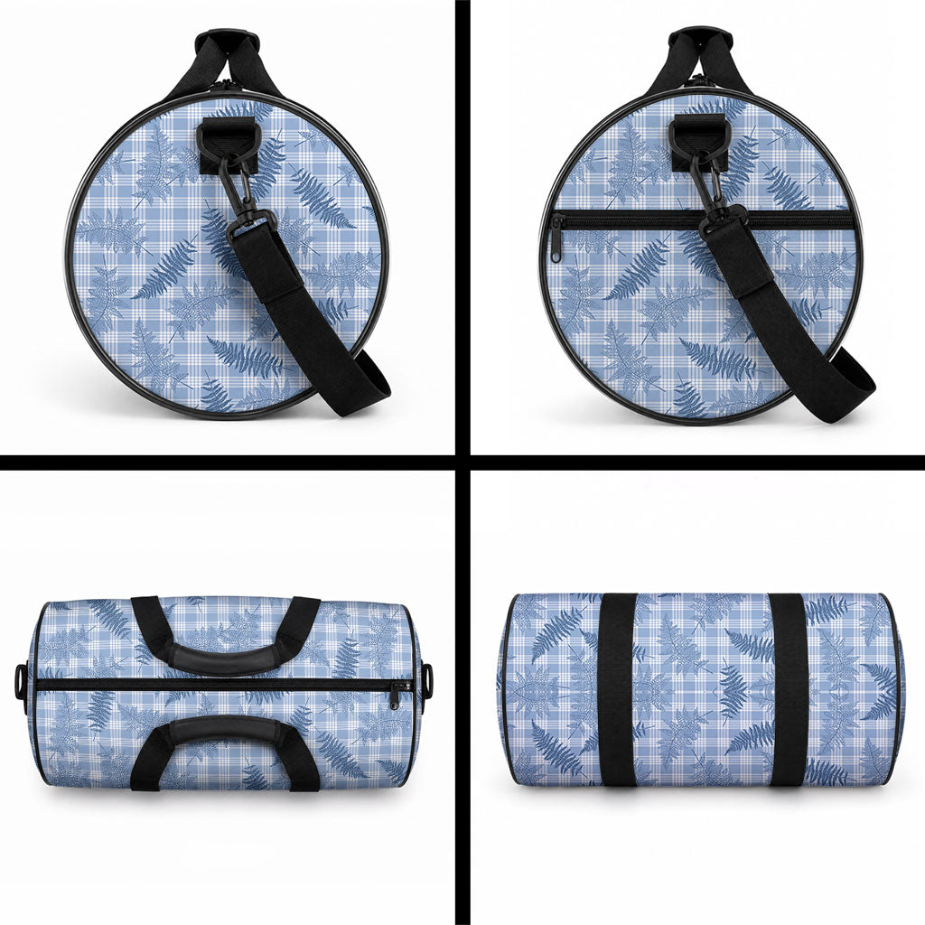 Blue Palaka Hawaii Palapalai Duffle Bag Hawaiian Fern