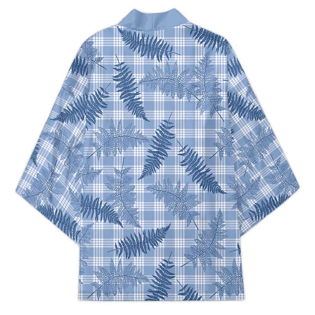 Blue Palaka Hawaii Palapalai Kimono Hawaiian Fern LT14 - Polynesian Pride