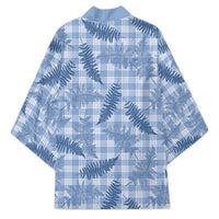Blue Palaka Hawaii Palapalai Kimono Hawaiian Fern LT14 - Polynesian Pride