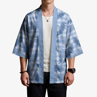Blue Palaka Hawaii Palapalai Kimono Hawaiian Fern LT14 - Polynesian Pride