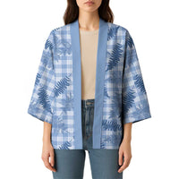 Blue Palaka Hawaii Palapalai Kimono Hawaiian Fern LT14 - Polynesian Pride