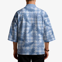 Blue Palaka Hawaii Palapalai Kimono Hawaiian Fern LT14 - Polynesian Pride