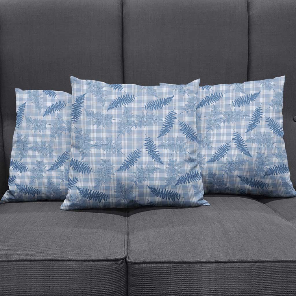 Blue Palaka Hawaii Palapalai Pillow Cover Hawaiian Fern LT14 - Polynesian Pride