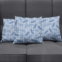 Blue Palaka Hawaii Palapalai Pillow Cover Hawaiian Fern LT14 - Polynesian Pride