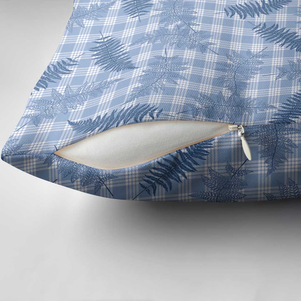 Blue Palaka Hawaii Palapalai Pillow Cover Hawaiian Fern LT14 - Polynesian Pride