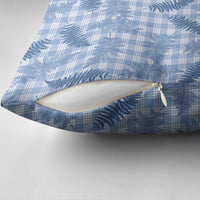 Blue Palaka Hawaii Palapalai Pillow Cover Hawaiian Fern LT14 - Polynesian Pride
