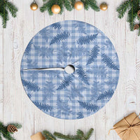 Blue Palaka Hawaii Palapalai Tree Skirt Hawaiian Fern LT14 Casual Blue - Polynesian Pride