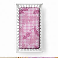 Purple Palaka Hawaii Palapalai Baby Bed Cover Hawaiian Fern LT14 28 × 52 in Purple - Polynesian Pride
