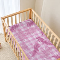 Purple Palaka Hawaii Palapalai Baby Bed Cover Hawaiian Fern LT14 - Polynesian Pride
