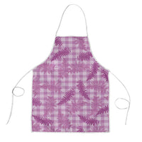 Pink Palaka Hawaii Palapalai Apron Hawaiian Fern LT14 Pink - Polynesian Pride
