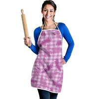 Pink Palaka Hawaii Palapalai Apron Hawaiian Fern LT14 - Polynesian Pride