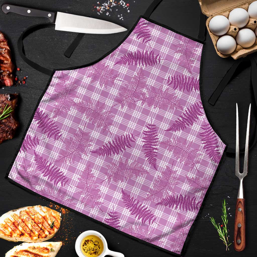 Pink Palaka Hawaii Palapalai Apron Hawaiian Fern LT14 Pink - Polynesian Pride