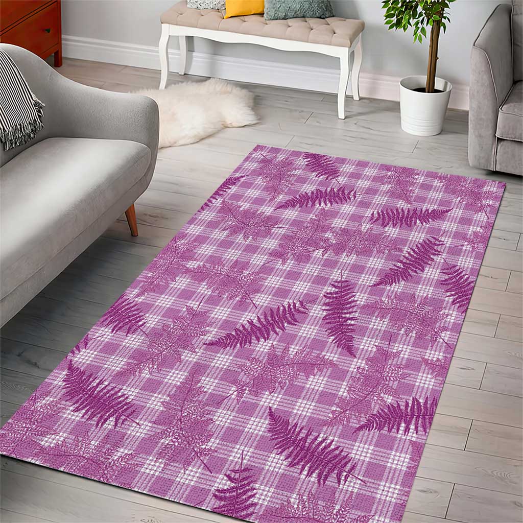 Pink Palaka Hawaii Palapalai Area Rug Hawaiian Fern LT14 - Polynesian Pride