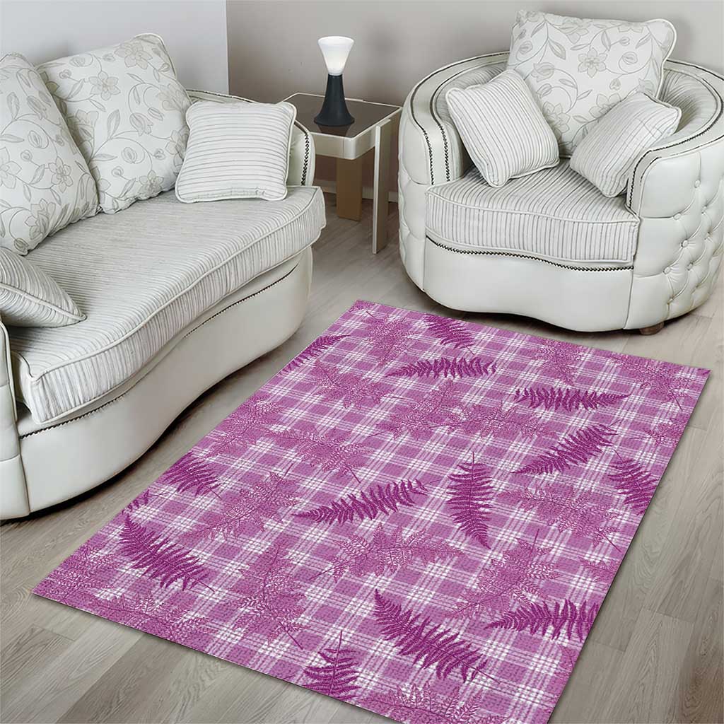 Pink Palaka Hawaii Palapalai Area Rug Hawaiian Fern LT14 - Polynesian Pride