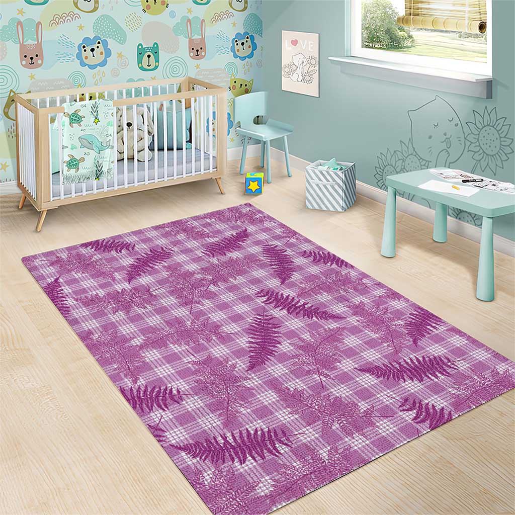 Pink Palaka Hawaii Palapalai Area Rug Hawaiian Fern LT14 - Polynesian Pride