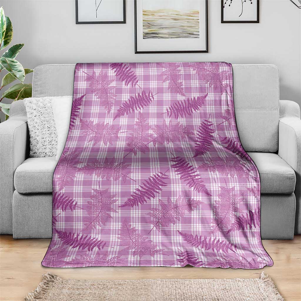 Pink Palaka Hawaii Palapalai Blanket Hawaiian Fern LT14 - Polynesian Pride