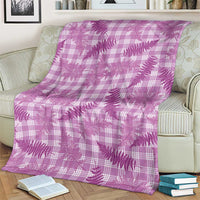 Pink Palaka Hawaii Palapalai Blanket Hawaiian Fern LT14 - Polynesian Pride