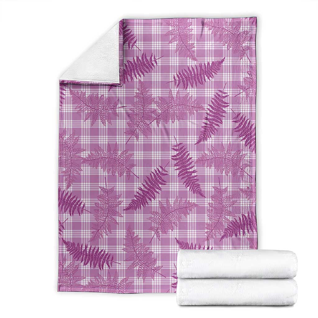 Pink Palaka Hawaii Palapalai Blanket Hawaiian Fern LT14 - Polynesian Pride