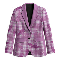 Pink Palaka Hawaii Palapalai Blazer Hawaiian Fern LT14 Unisex Pink - Polynesian Pride