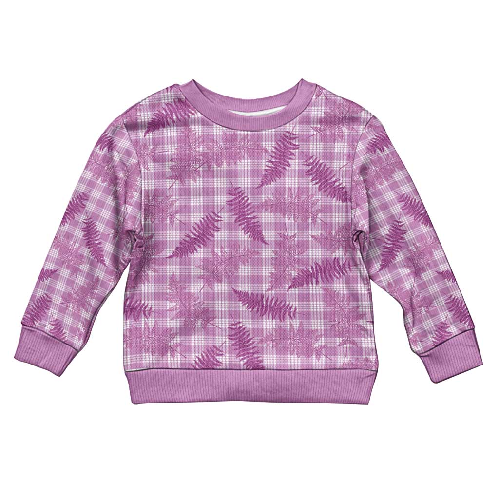 Pink Palaka Hawaii Palapalai Kid Ugly Christmas Sweater Hawaiian Fern LT14 Kid Pink - Polynesian Pride