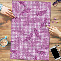 Pink Palaka Hawaii Palapalai Puzzle Hawaiian Fern LT14 Pink - Polynesian Pride