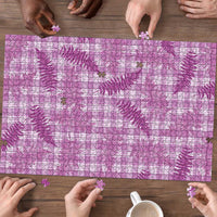 Pink Palaka Hawaii Palapalai Puzzle Hawaiian Fern LT14 - Polynesian Pride