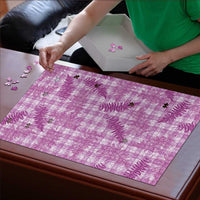 Pink Palaka Hawaii Palapalai Puzzle Hawaiian Fern LT14 - Polynesian Pride