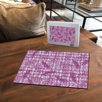 Pink Palaka Hawaii Palapalai Puzzle Hawaiian Fern LT14 - Polynesian Pride