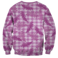 Pink Palaka Hawaii Palapalai Sweatshirt Hawaiian Fern LT14 - Polynesian Pride