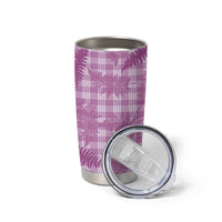 Pink Palaka Hawaii Palapalai Tumbler Cup Hawaiian Fern LT14 - Polynesian Pride