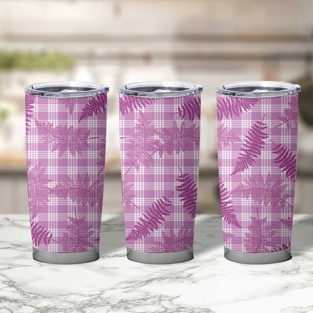 Pink Palaka Hawaii Palapalai Tumbler Cup Hawaiian Fern LT14 - Polynesian Pride