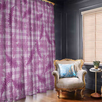 Pink Palaka Hawaii Palapalai Window Curtain Hawaiian Fern LT14 - Polynesian Pride