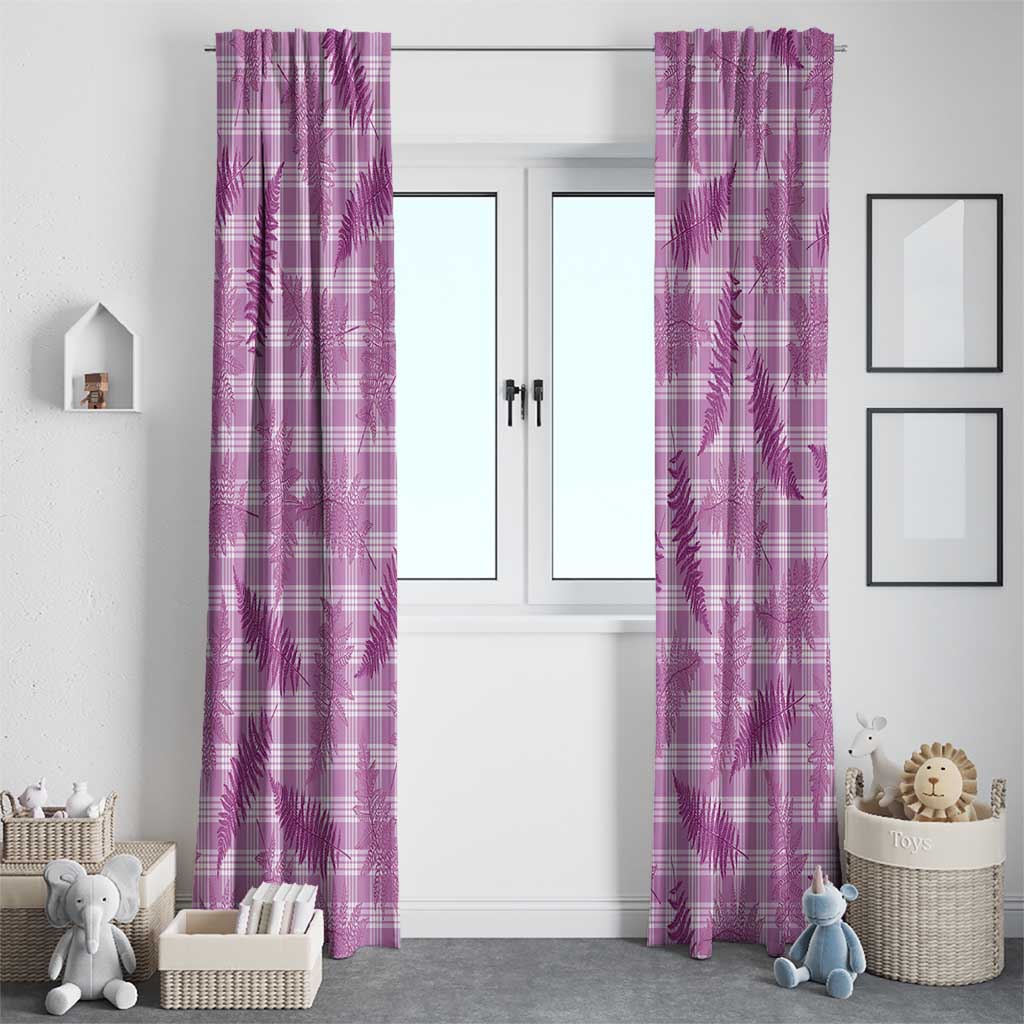Pink Palaka Hawaii Palapalai Window Curtain Hawaiian Fern LT14 - Polynesian Pride