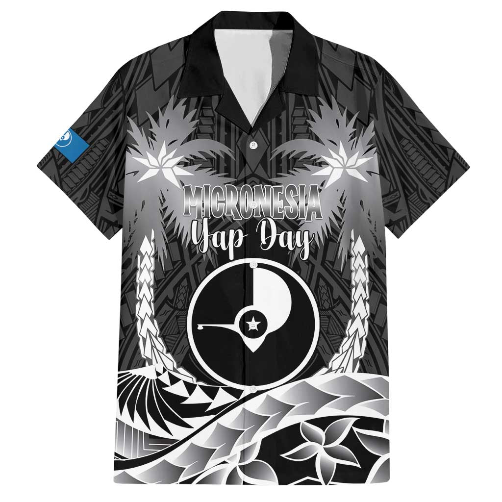 FSM Yap Day Hawaiian Shirt 2025 Wa'ab Micronesia Black Color LT14 Black - Polynesian Pride